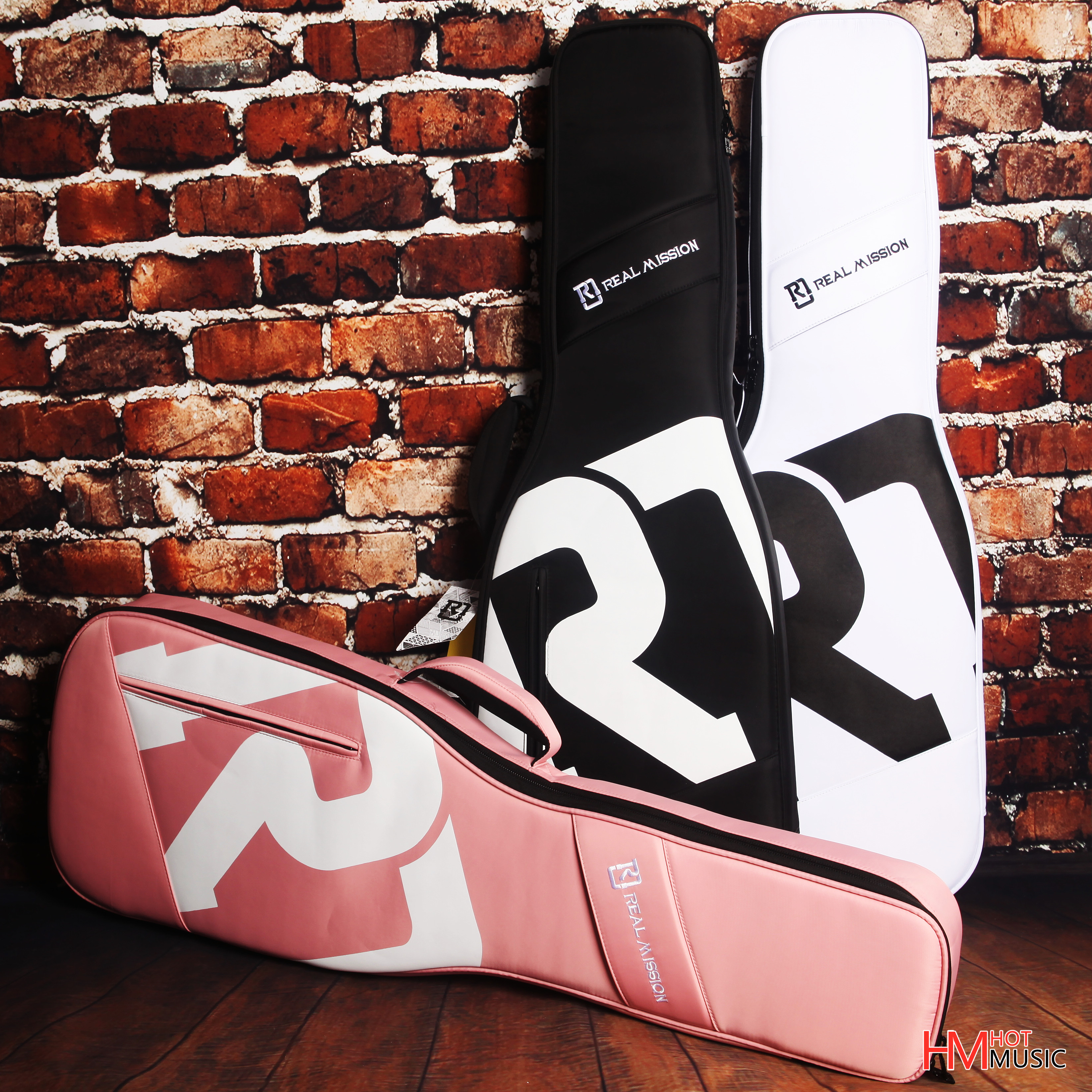 realmission electric guitar bag folk bass bag waterproof shoulder padded REAL MISSION guitar bag