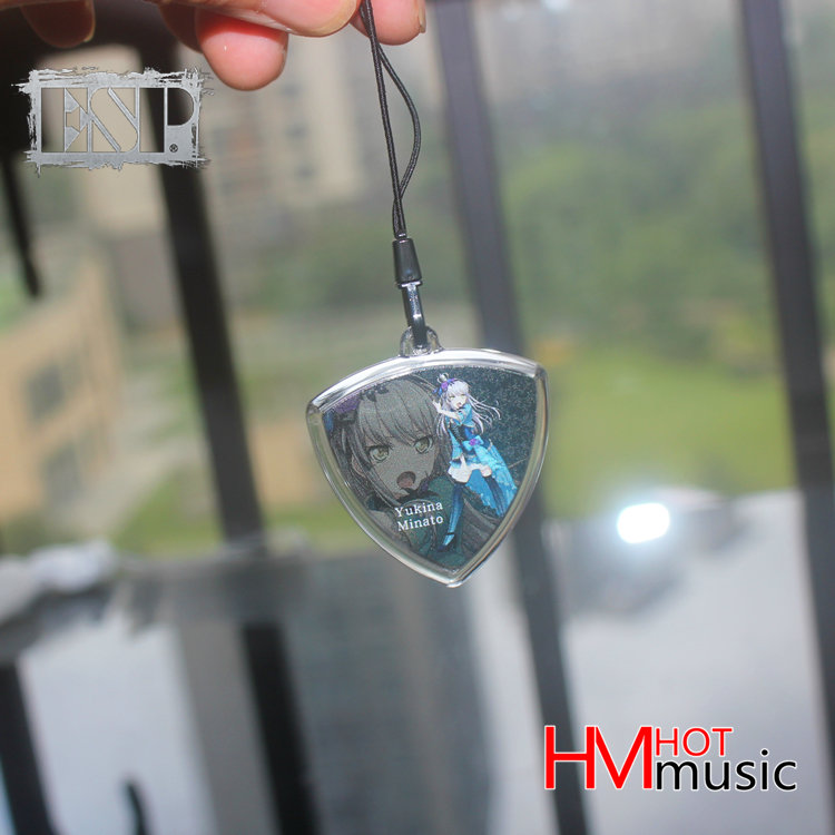 Nissan ESP necklace pick transparent box big triangle pick box gift pick