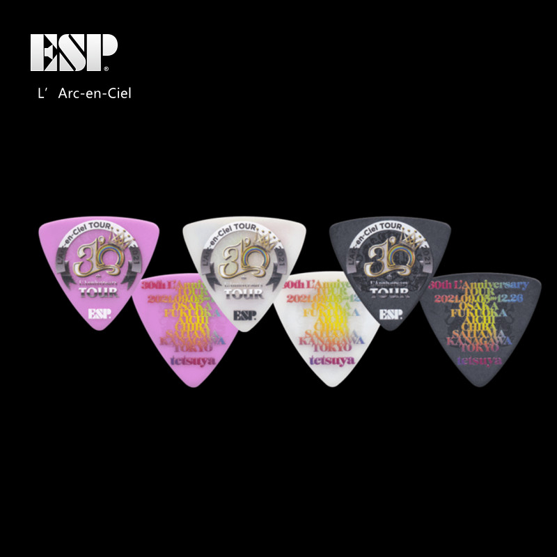 Nissan esp LArc-en-Ciel 30th Rainbow Band tetsuya Signature Guitar Bess Pad