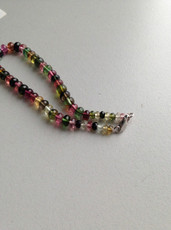 Сувенир Естественный турмалин счеты Бусины природных