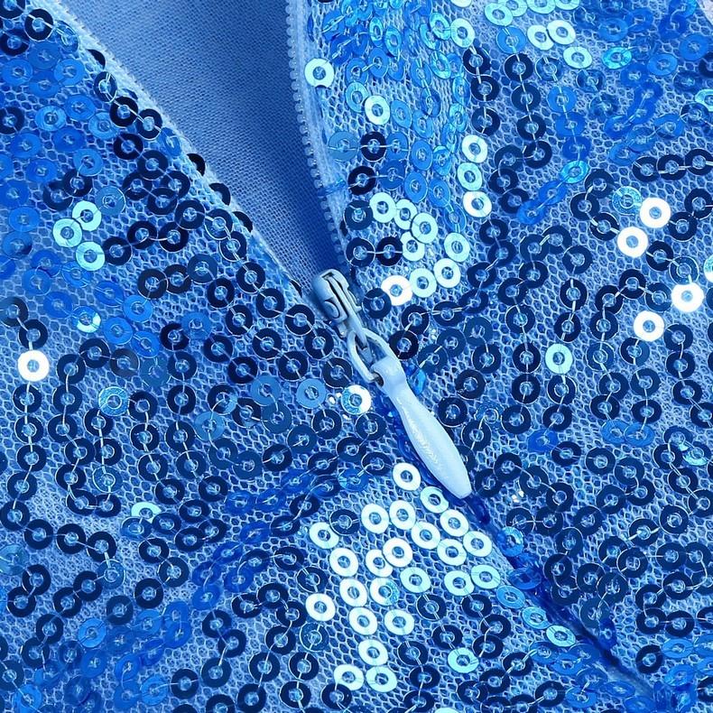 艾莎公主裙女童夏季万圣节爱莎连衣裙子冰雪奇缘衣服elsa艾沙礼服 — 10