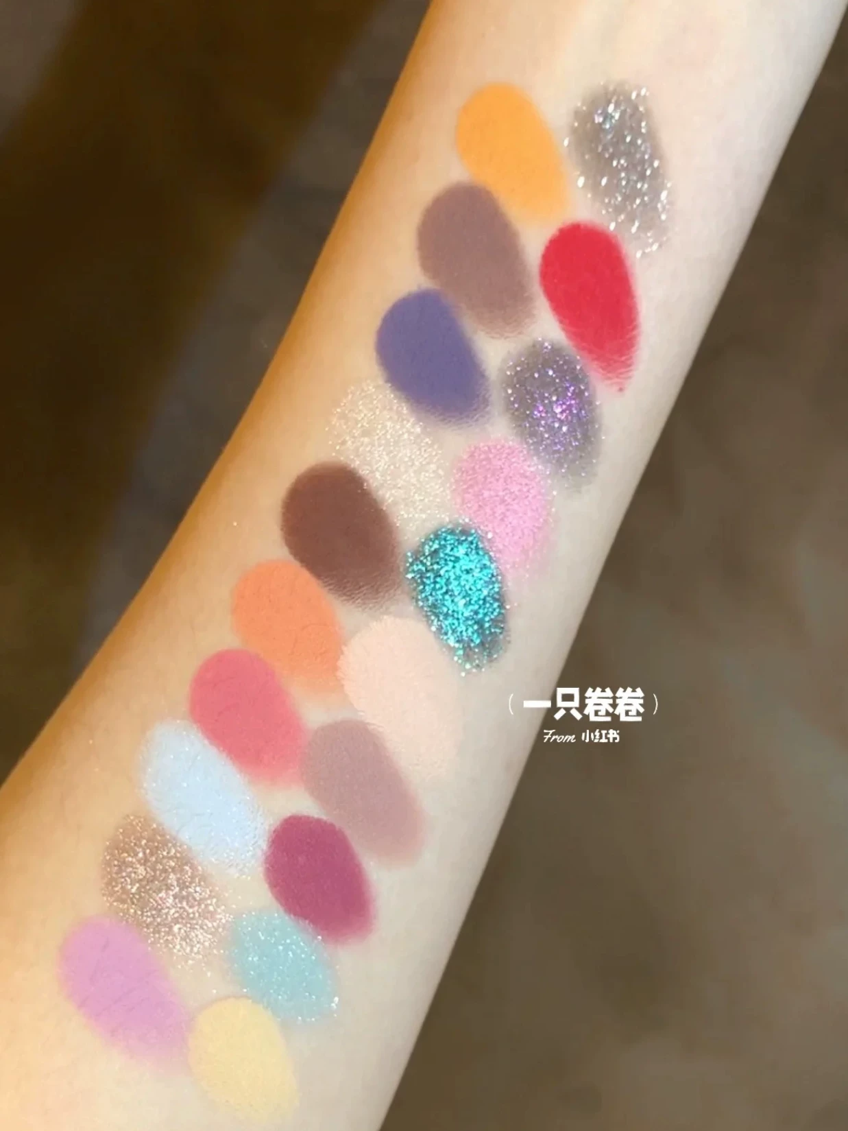 Новый цвет! JUDYDOLL Orange Blippot Diren 20 Colors Eye Shadow Damic Pearl Light Black Oil Painted Pink Powder Lake