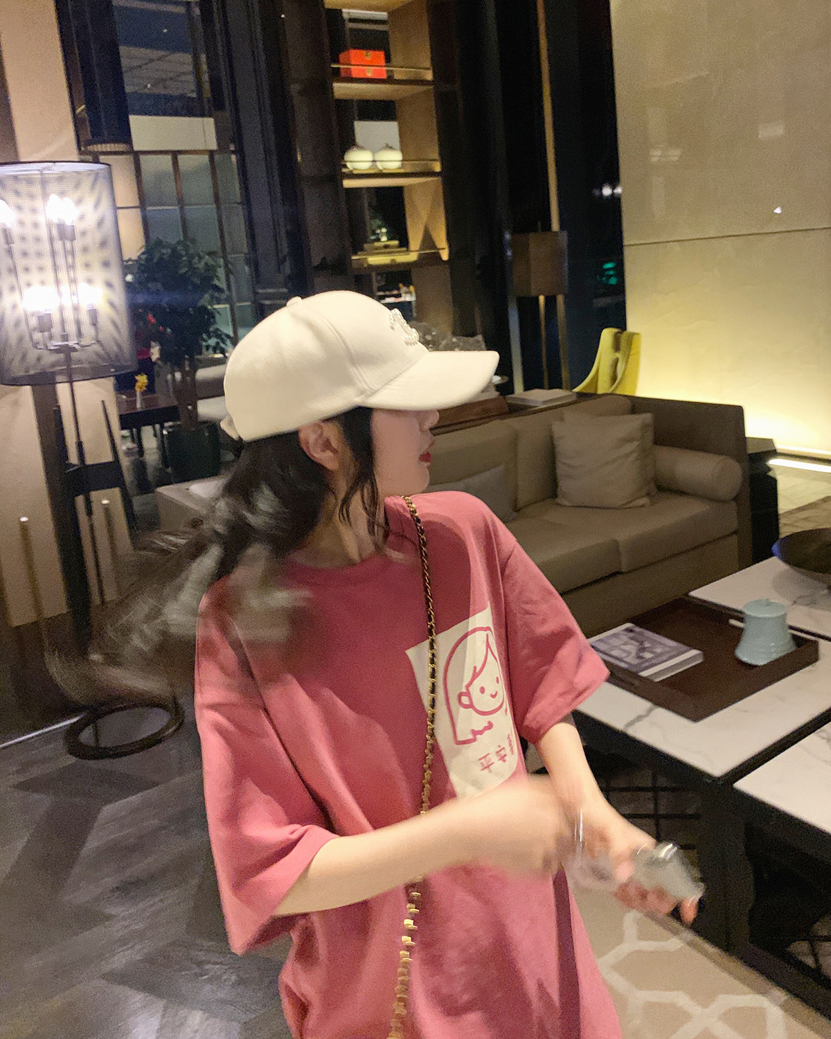 Pure cotton short sleeve T-shirt Summer 2022 New women's version of the Korean version brief easing 100 hitch on the long version of the clothes-ins