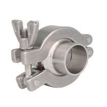 304 stainless steel vacuum connector set quick-loading clamp quick-open Chuck welding head KF16 KF25