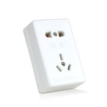 Ming five-hole wall socket Ming 10A industrial distribution box wall open wire box 5-hole household wall type two-three plug panel