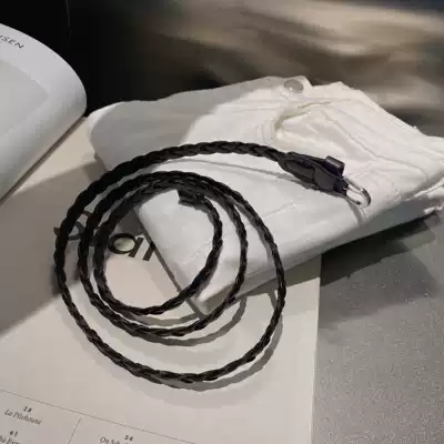 Mrs. Qian's home Sydney custom woven thin belt female 2021 new waist thin high quality ins Wind