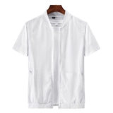 Летний тонкий шелковый жилет подходит для мужчин и женщин, дышащая ветровка