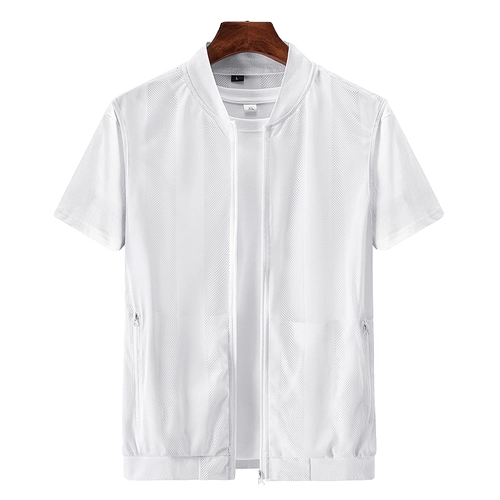 Летний тонкий шелковый жилет подходит для мужчин и женщин, дышащая ветровка