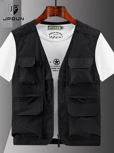 Весенний летний тонкий быстросохнущий жилет подходит для мужчин и женщин, осенний, делается под заказ, с вышивкой, с печатью вашего логотипа