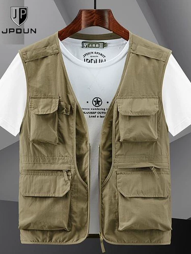 Весенний летний тонкий быстросохнущий жилет подходит для мужчин и женщин, осенний, делается под заказ, с вышивкой, с печатью вашего логотипа