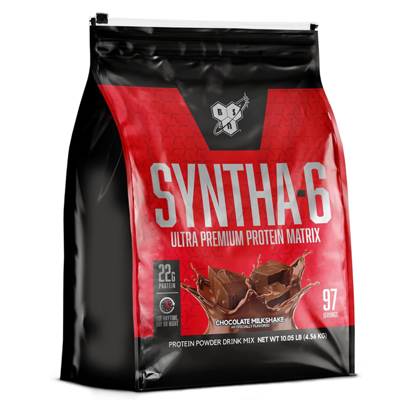 American Bsn Whey Protein Powder Syntha-6 Six-Fold Matrix 5 Lbs Muscle-Building Slow Release Fitness Muscle Powder