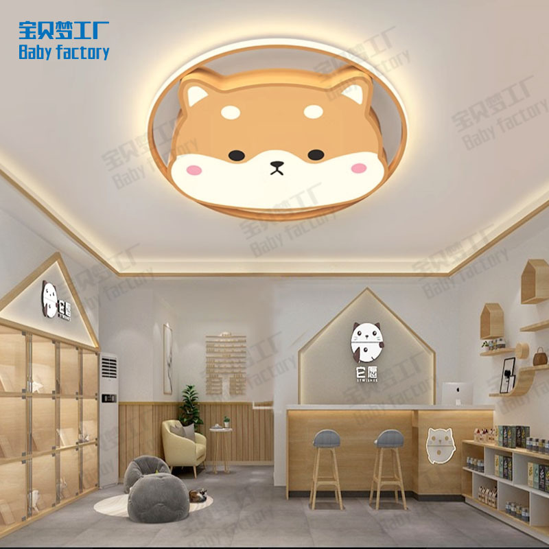 Creative Pet Clinic Ceiling Lamp Shop Cashier Styling Lamp Pet Hospital Ceiling Lamp Cartoon Kindergarten Lamp