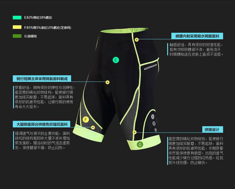 Tenue de cyclisme femme SANTIC - Ref 2232131 Image 24
