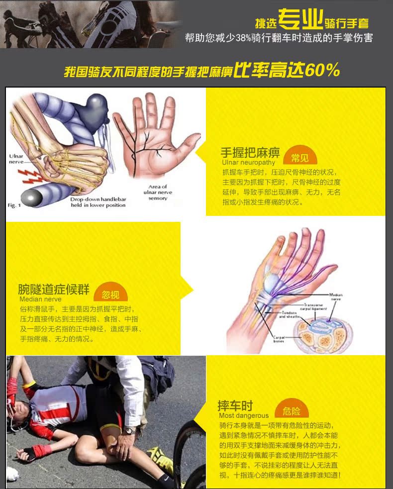 Gants pour vélo homme SANTIC - Ref 2239335 Image 8