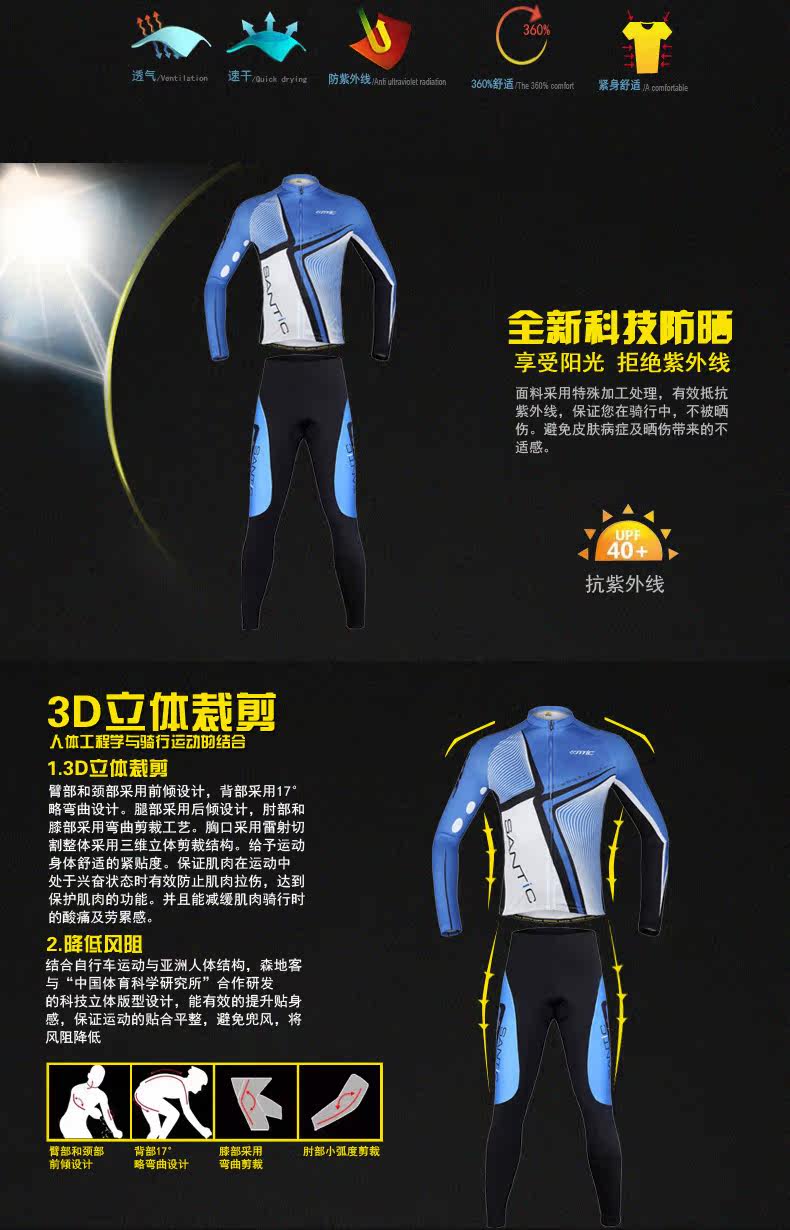 Vêtement cyclisme homme SANTIC - Ref 2214734 Image 8