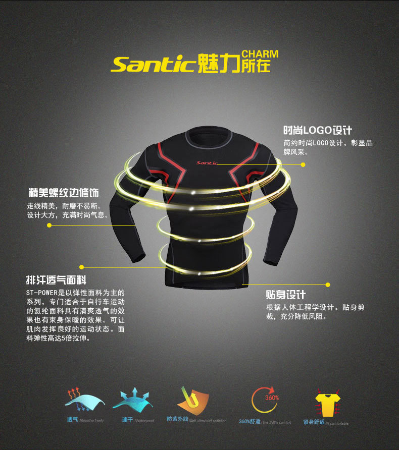 Vêtement cyclisme homme SANTIC - Ref 2217469 Image 7