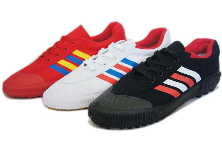 Double star canvas football shoes boys and girls broken nail training professional football shoes sports shoes limited edition shoes