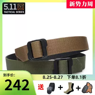 United States 5 11 Tactical belt 511 Nylon secret service inner belt 59568 Canvas double-sided trouser belt 59567