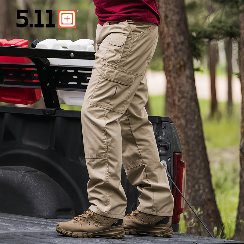 American 5.11 Tactical Pants for Men 74273 Outdoor Water-Repellent Loose Straight Combat Pants 511 Breathable Outdoor Men's Pants