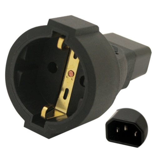 IEC320-C14 Ротари Европейский Стандарт/Германский Стандарт Стандарт 16A-преобразователь-конвертеров Сервер 10A сокет питания до 2 раунда