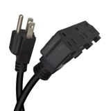 US-регулируемая заглушка One Tow Three Power Cords American Standard 5-15P до 5-15R Удлинительное кабель с 3-позиционным американским сиденьем женщины