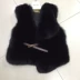 2019 Hained mùa thu và mùa đông mới vành đai lông phiên bản Hàn Quốc của toàn bộ lông cáo lông thú vest nữ lông thú mỏng và mỏng - Faux Fur Faux Fur