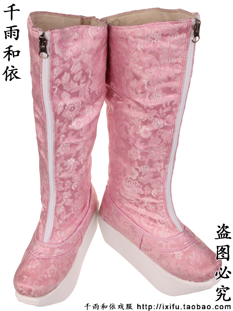 Paper Bottom Dynasties Boots Officer Boots High Boots For Wu Sheng High Cylinder Thick Bottom Kraft Bottom Boots Meng Lijun boots