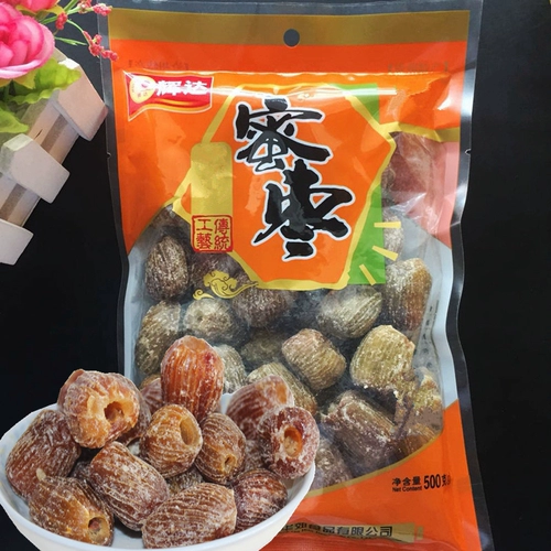 Cangzhou Crystal Callicraphy Jujube No Candie датируется золотым шелком, называемым Duman пить сухой суп -суп из мунг