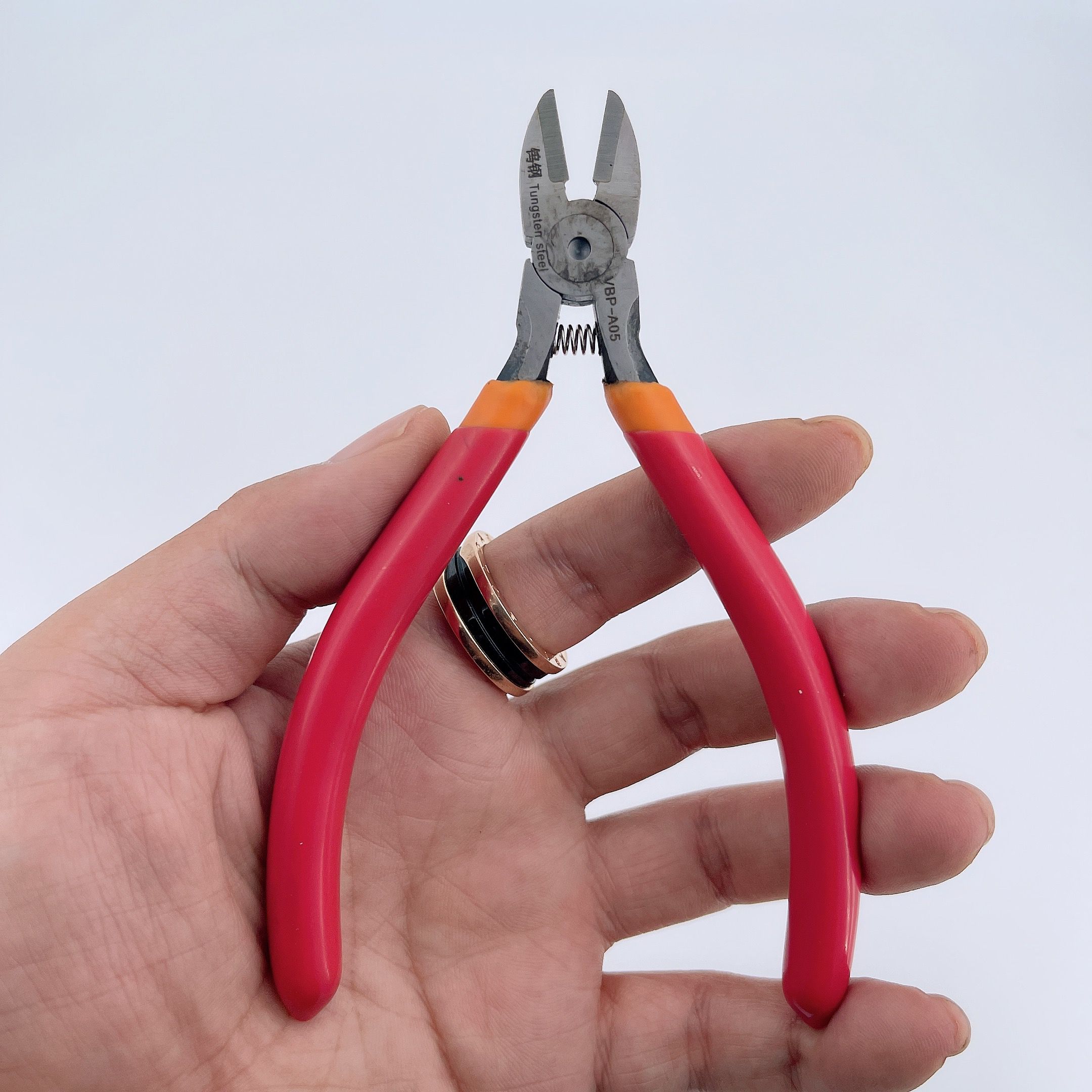 Repair table tool trimming the core pliers tungsten steel diagonal notch pliers 5-inch plus hard jaw for the special pliers of the core