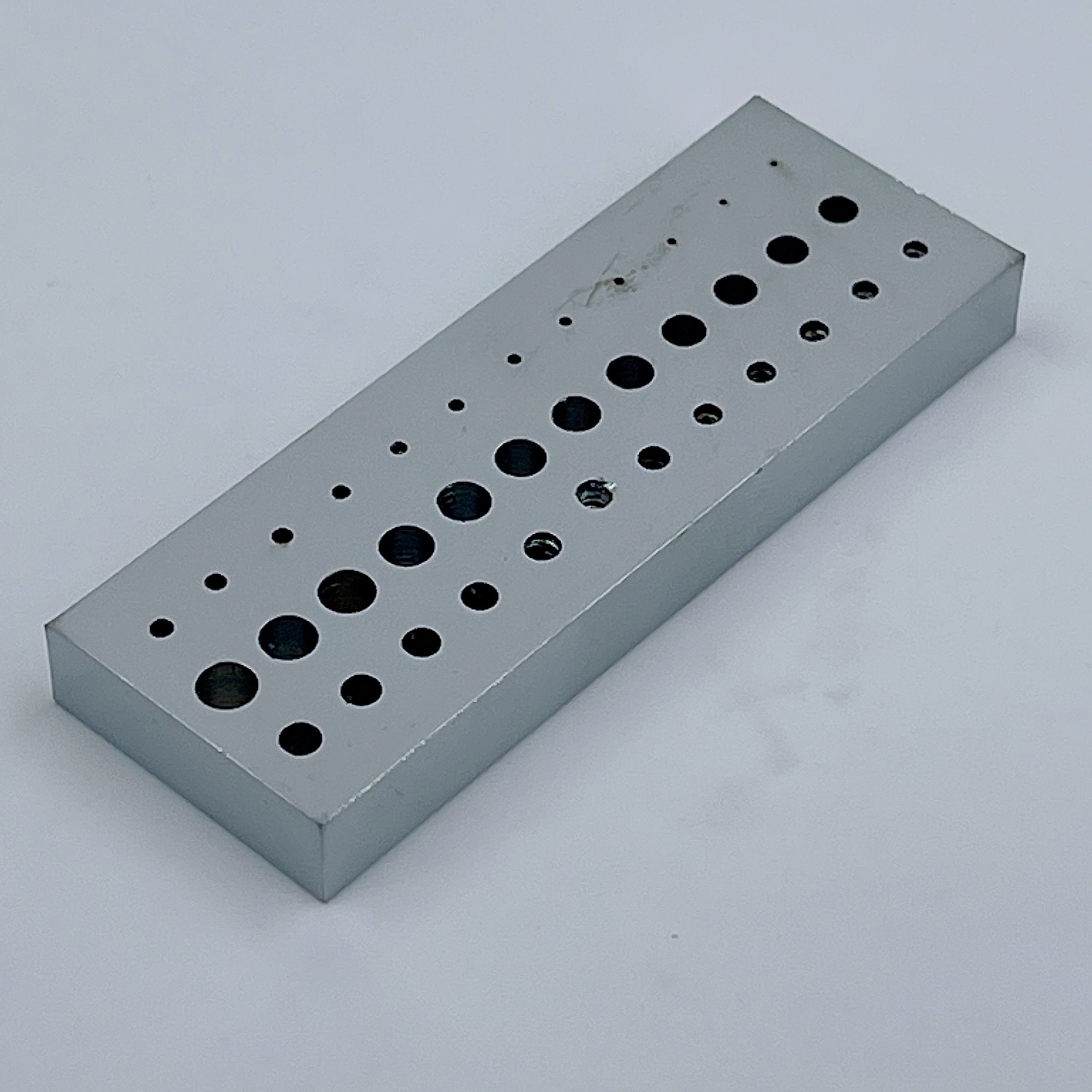 Repairing table tool punching plate square pier 36 holes punch plate iron plate steel plate iron seat repair table (large number)