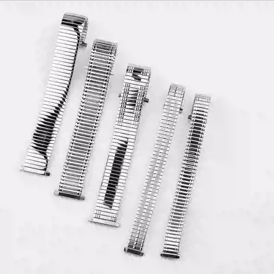 New stainless steel strap boutique spring bracelet elastic strap TELESCOPIC head MEN AND WOMEN 10 TO 23MM
