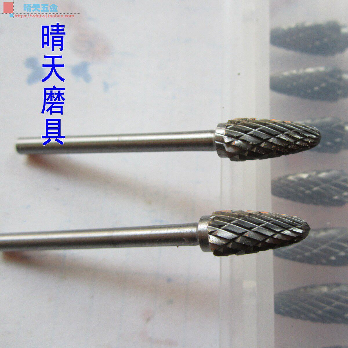 Funghua gold eagle card F6 arched round head cemented carbide rotary file 3 * 6 tungsten steel metal wood grinding head milling cutter