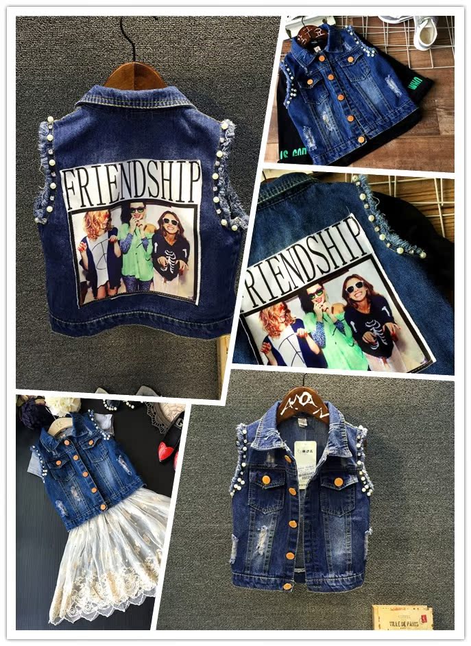 Gilet enfant en toile - Ref 2070232 Image 12