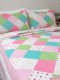 Pure cotton quilted quilt full cotton wash cotton Korean bed cover three-piece set cotton sewn kang single two-piece set bed cover