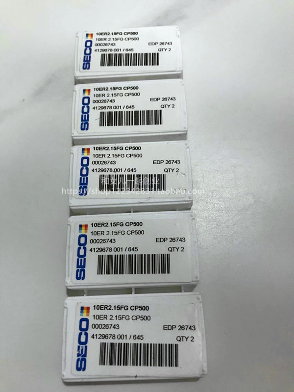 Swedish SECO Mountain High Numerical Control 10ER2 10ER2 15FG CP500 CP500 cut tank