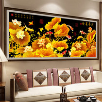5d Diamond painting 2021 new living room full of diamond nine fish figure cross stitch own hand made Crystal dot painting 2020
