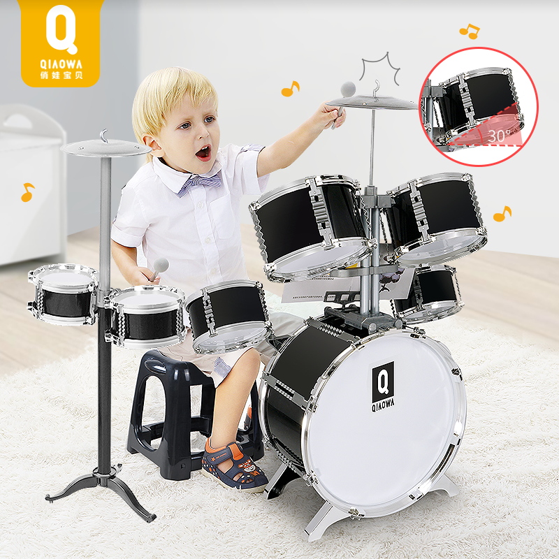 ベビードラムセット 子供用 初心者 おもちゃ 楽器 ジャズドラム 男の子 3-6歳 ベビードラム 家庭用