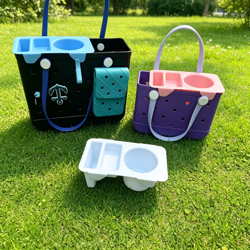 Beach Hole Bag Accessories, Water Bottle Storage Basket, Storage Accessory Bag Cover, Bogg Bag Accessories Compatible with Large, Medium, and Small Bags