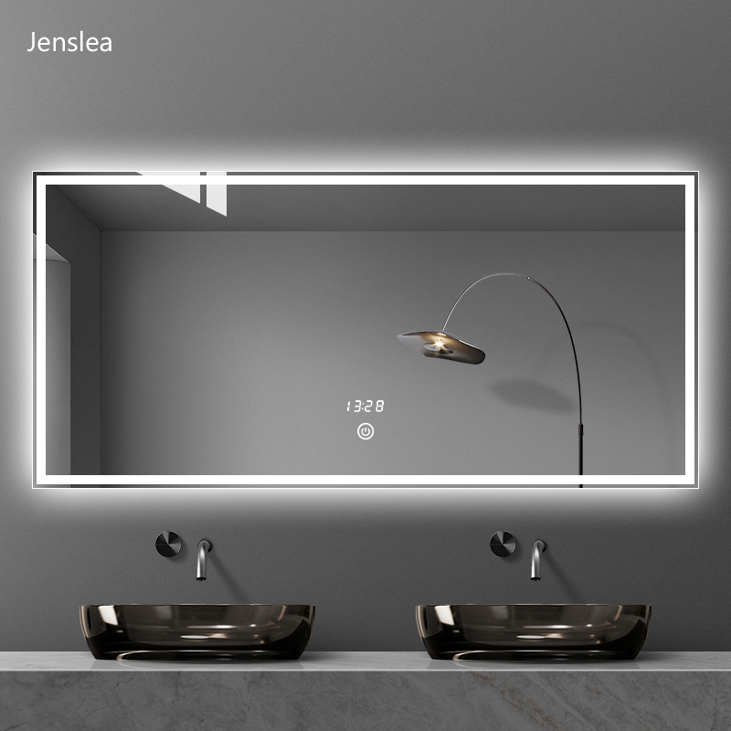 Smart Mirror Touch Screen Music Bathroom Mirror Intelligent Led with lamp Anti-fog wall-mounted washroom Makeup Dressing Room