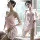 Đồ ngủ riêng nữ mùa hè sexy eo eo đam mê sling váy ngủ băng lụa dải băng ngực đệm ren giường váy - Đêm đầm