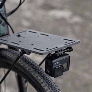 砾石公路车单车前货架瓜车前叉货架碳纤维轻量化长途骑行重装骑行