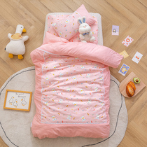 Kindergarten Quilt Three Sets Quilt Cover Pure Cotton Children Six Sets Nap Bedtime Bedding baby Entrance Bed with Core Xia