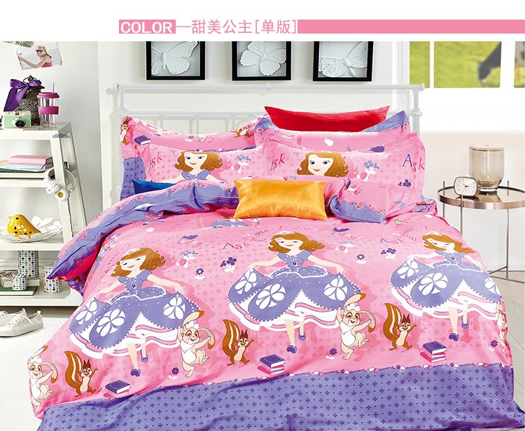 Mảnh duy nhất của bông quilt cover 1.2m1.5 mét trẻ em phim hoạt hình mẫu giáo phim hoạt hình quilt bông sinh viên tùy chỉnh