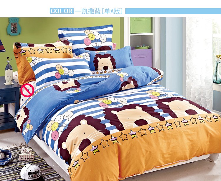 Mảnh duy nhất của bông quilt cover 1.2m1.5 mét trẻ em phim hoạt hình mẫu giáo phim hoạt hình quilt bông sinh viên tùy chỉnh