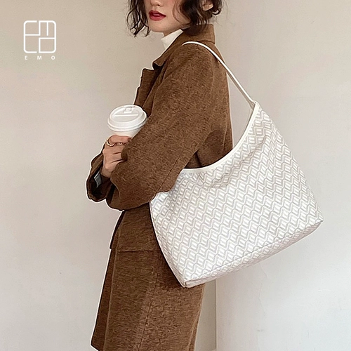 Вместительная и большая летняя сумка на одно плечо с молнией, сумка через плечо, Южная Корея