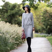 Winter sweater with skirt short loose knit skirt womens skirt base skirt pit knit skirt set