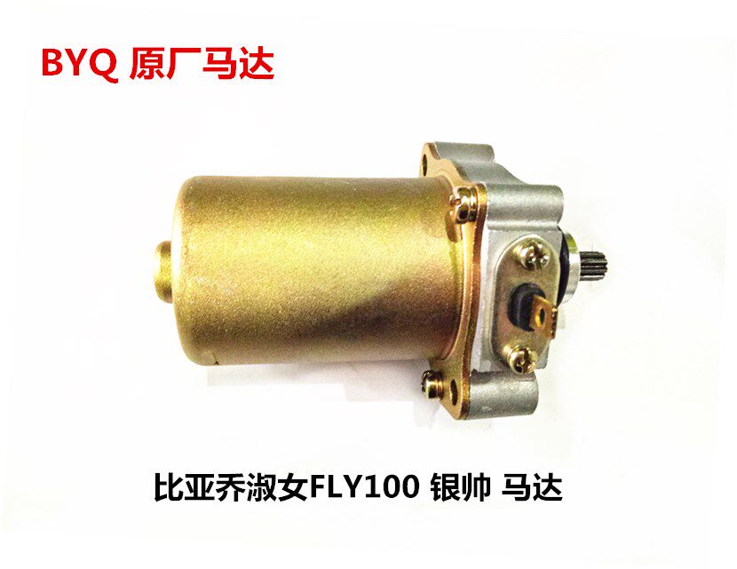 Zongshen Biyajiu Lady FLY100 BYQ100 Motor Starter Motor Silver Shuai Kama Happy Motor