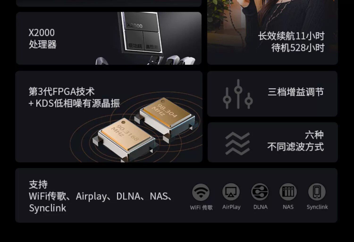 山灵M5Ultra 十周年纪念版 音乐HiFi播放器 M5U触屏高品质随身MP3