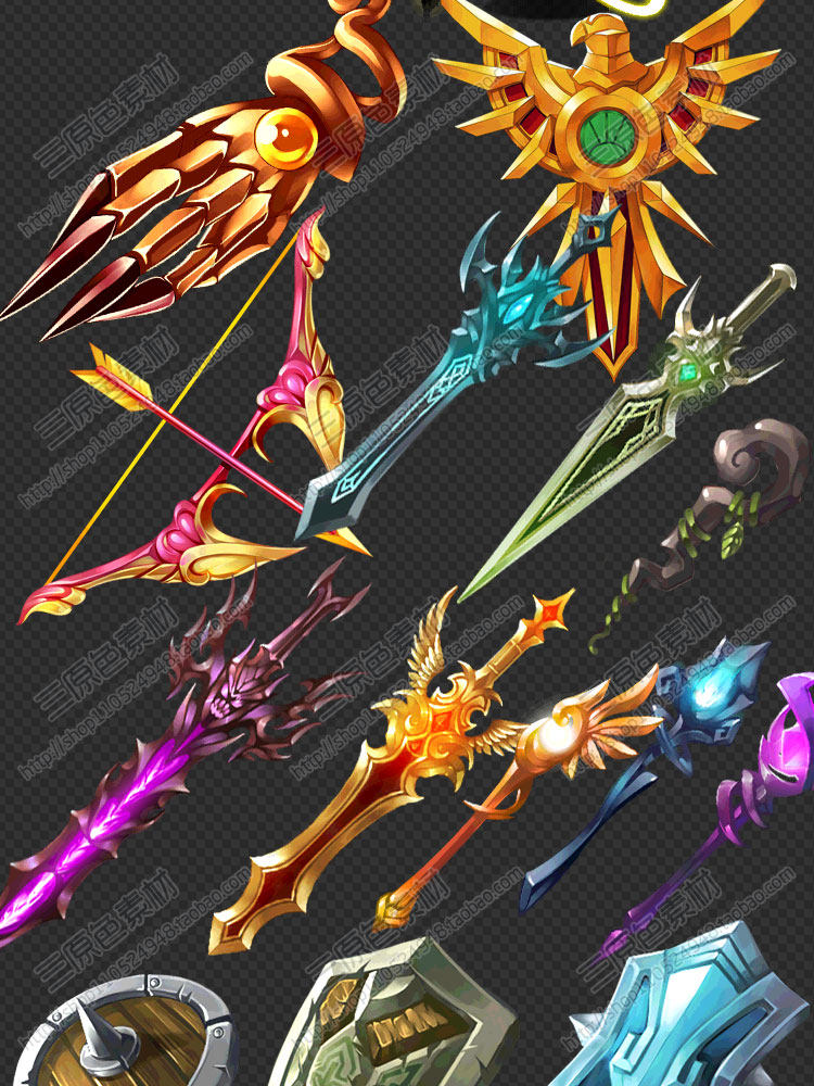 游戏美术素材资源UI图标技能道具武器宝箱装备钥匙对战按钮库PNG 游戏美术素材资源UI图标技能道具武器宝箱装备钥匙对战按钮库PNG