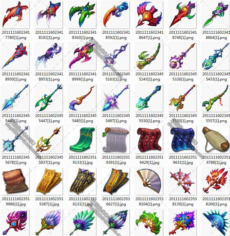 高清 古代Q版 素材元件 CG 设定 动漫 游戏 图集 原画 资料